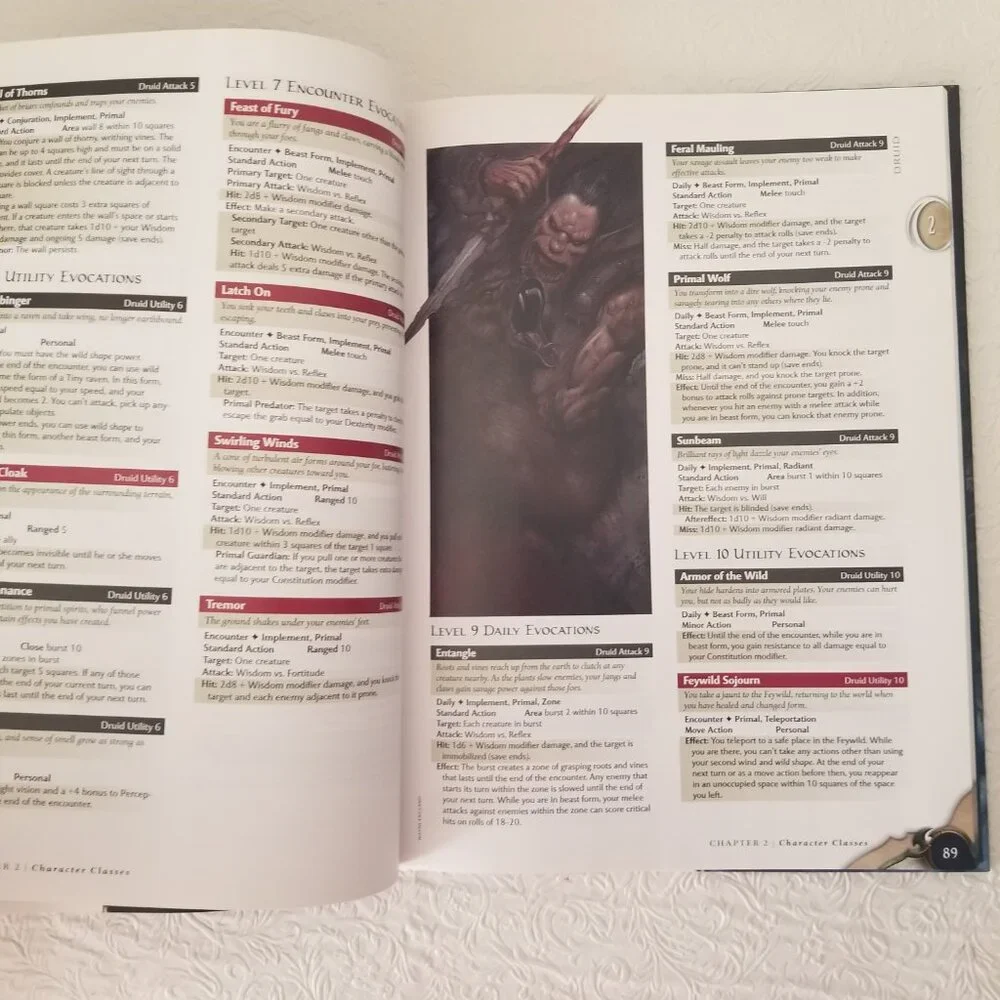 Dungeons and Dragons 4th Edition Players Handbooks Hardback Set of 2